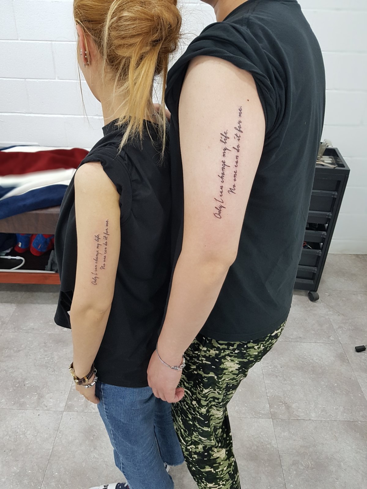 건대타투 포트폴리오 - “레터링 타투, 단순한 글씨를 넘어 삶의 메시지가 됩니다”